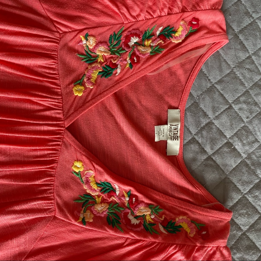 Floral detail top